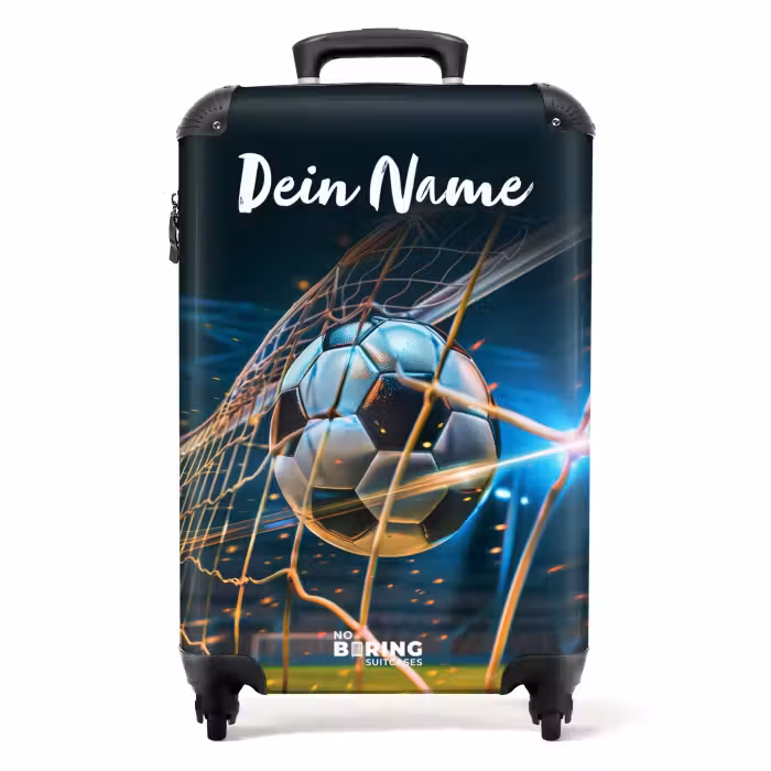 Koffer mit Name - Großes Ziel